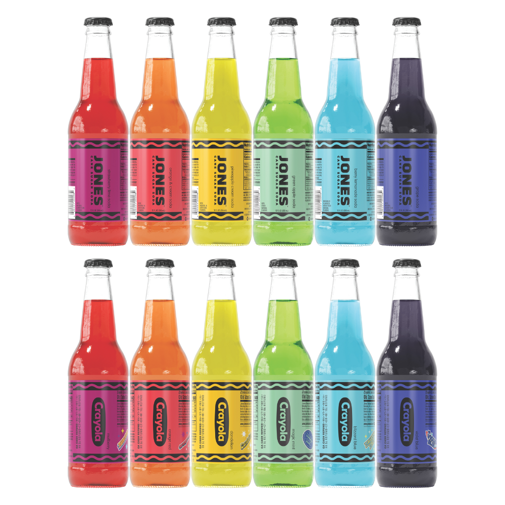 Jones Soda x Crayola Limited Edition 12-Pack